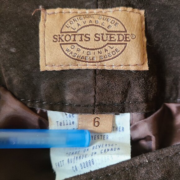 Vintage Skotts Suede Pants - Picture 4 of 10
